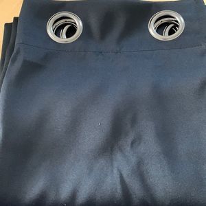 Sun Zero One Panel Black Curtain